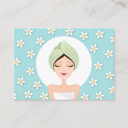 Beauty Salon oder Wellness-Center Visitenkarte - A (Vorderseite)