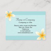 Beauty Salon oder Wellness-Center Visitenkarte - A (Rückseite)