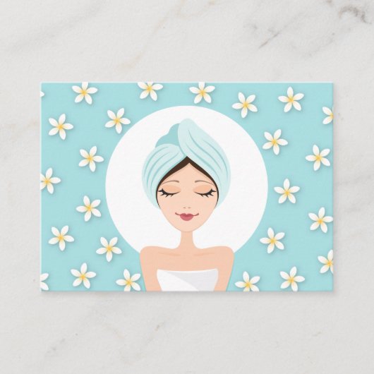 Beauty Salon oder Wellness-Center Visitenkarte - A (Vorderseite)