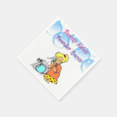 Beauty Salon Powroom Paper Napkins Serviette (Ecke)