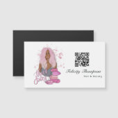 Beauty Salon QR Code Magnetkarte (Vorne/Hinten)
