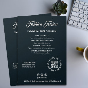 Beauty Salon Schwarz-weiß Gray Gray Script Schrift Flyer