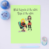 Beauty Salon Secrets Flyer (Einzeln)