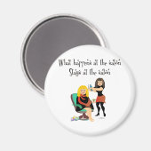 Beauty Salon Secrets Magnet (Vorderseite/Rückseite)