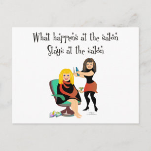 Beauty Salon Secrets Postkarte