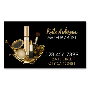 Beauty Salon Stylist Kosmetologe Makeup Artist Magnetische Visitenkarte