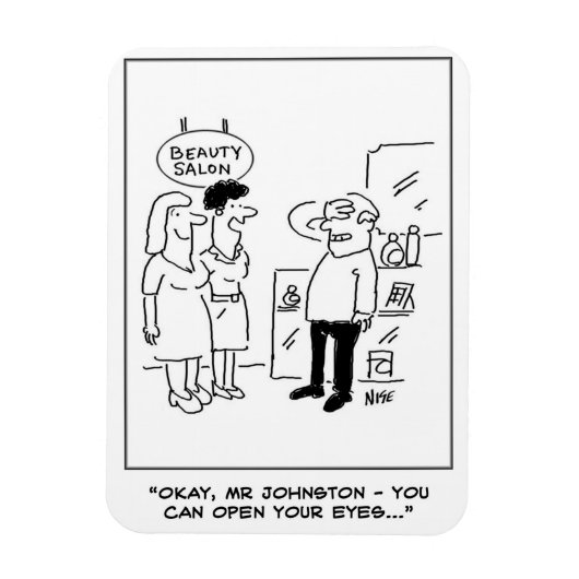 Beauty Salon Überraschung Magnet (Vertikal)