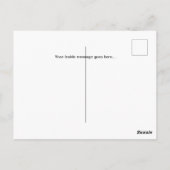 Beauty Salon Überraschung Postkarte (Rückseite)