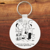 Beauty Salon & Uphill Battles. Funny Schlüsselanhänger (Vorderseite)