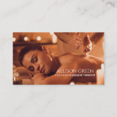 Beauty Salon WELLNESS-CENTER Aromatherapie Massage Visitenkarte (Vorderseite)