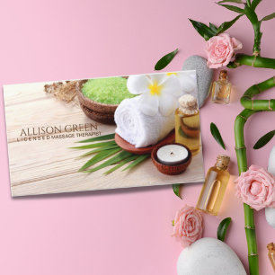 Beauty Salon WELLNESS-CENTER Aromatherapie Massage Visitenkarte