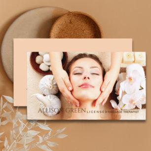 Beauty Salon WELLNESS-CENTER Aromatherapie Massage Visitenkarte