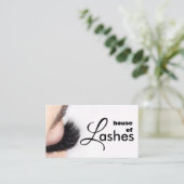 Beauty Salon Wellness-Center Lashes Brows Business Visitenkarte (Stehend Vorderseite)