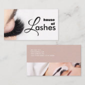 Beauty Salon Wellness-Center Lashes Brows Business Visitenkarte (Vorne/Hinten)