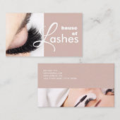 Beauty Salon Wellness-Center Lashes Brows Business Visitenkarte (Vorne/Hinten)