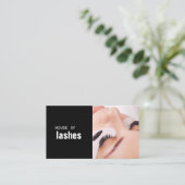 Beauty Salon Wellness-Center Lashes Brows Visitenkarte (Stehend Vorderseite)