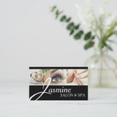 Beauty Salon & Wellness-Center Visitenkarte (Stehend Vorderseite)
