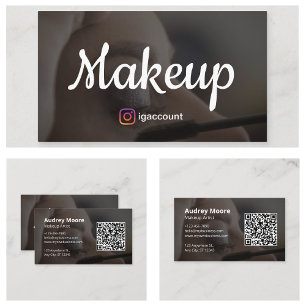 Beauty Salons Esthetician Makeup Künstler Visitenkarte