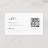 Beauty Service Business Card Visitenkarte (Rückseite)