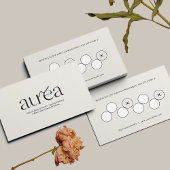 Beauty Service Loyalty Business Card Treuekarte