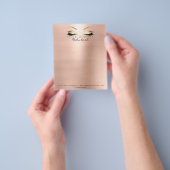Beauty Skinny Lashes Makeup Stylist Eyebrows Flyer (Gruppe)