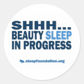 Beauty Sleep Sticker (Vorderseite)