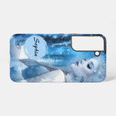 Beauty Snow Queen im Winter Wonderland gefroren Samsung Galaxy Hülle (Rückseite (Horizontal))