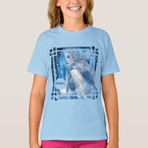 Beauty Snow Queen im Winter Wonderland gefroren T-Shirt