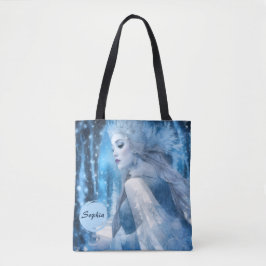 Beauty Snow Queen im Winter Wonderland gefroren Tasche
