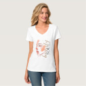 Beauty Soul Wasserfarbe T-Shirt (Vorderseite Vollansicht)