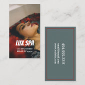 Beauty Spa Business Card Visitenkarte (Vorne/Hinten)
