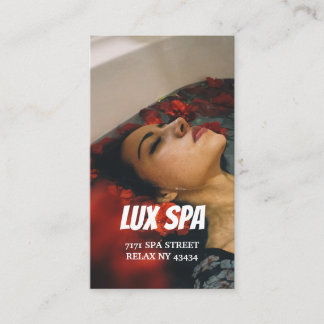 Beauty Spa Business Card Visitenkarte