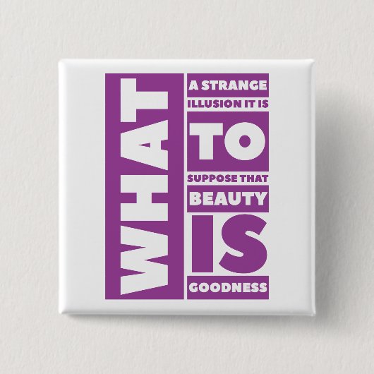 Beauty - Square Button (Vorderseite)
