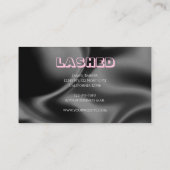 Beauty Studio Lashed Business Card Visitenkarte (Rückseite)