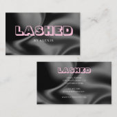 Beauty Studio Lashed Business Card Visitenkarte (Vorne/Hinten)