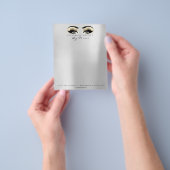 Beauty Studio Lashes Makeup Browns Silver Gold Flyer (Gruppe)