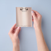 Beauty Studio Lashes Makeup Stylist Artist Flyer (Gruppe)