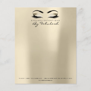 Beauty Studio Lashes Makeup Stylist Champaigne Flyer