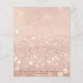 Beauty Studio Lashes Makeup Stylist Gold Blush Flyer (Hinten)