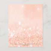 Beauty Studio Lashes Makeup Stylist Gold Peach Flyer (Hinten)