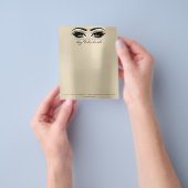 Beauty Studio Lashes Makeup Stylist Open Eyes Flyer (Gruppe)