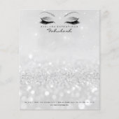Beauty Studio Lashes Makeup Stylist Silver Gray2 Flyer (Vorne)