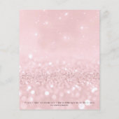 Beauty Studio Lashes Makeup Stylist Silver Pink Flyer (Hinten)