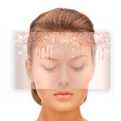 Beauty Studio Wellness-Center Lash Rose Gold Tropf Visitenkarte