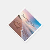 Beauty Summer Wedding Serviette (Ecke)