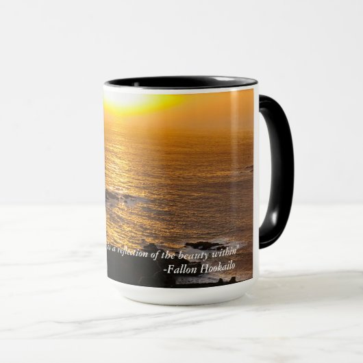 Beauty Sunset Tasse (VorderseiteRechts)