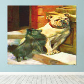 "Beauty & The Beast" Leinwanddruck (Insitu (Holzboden))