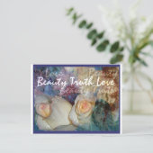 Beauty, Truth, Love Postkarte (Stehend Vorderseite)