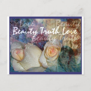 Beauty, Truth, Love Postkarte