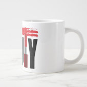 Beauty Typografie Jumbo-Tasse (Rechts)